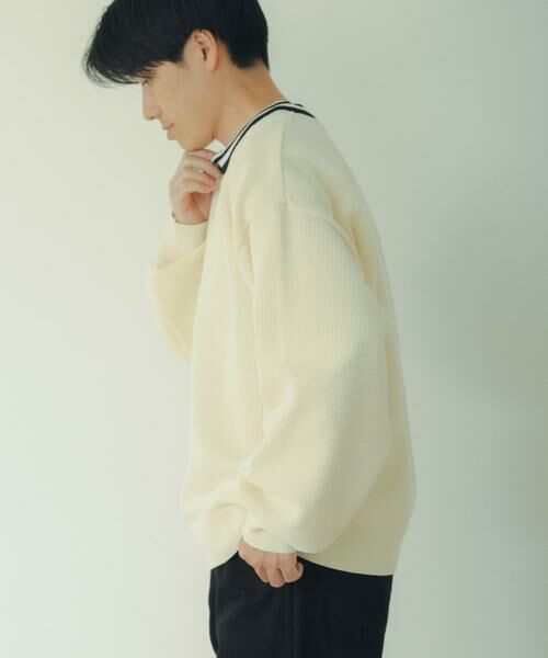 URBAN RESEARCH ITEMS / アーバンリサーチ アイテムズ Tシャツ | 衿ライン メッシュクルーネック プルオーバー | 詳細25