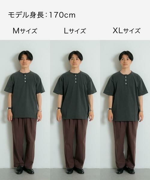 URBAN RESEARCH ITEMS / アーバンリサーチ アイテムズ Tシャツ | Healthknit　MADE IN USA Henley-Neck T-shirts | 詳細7