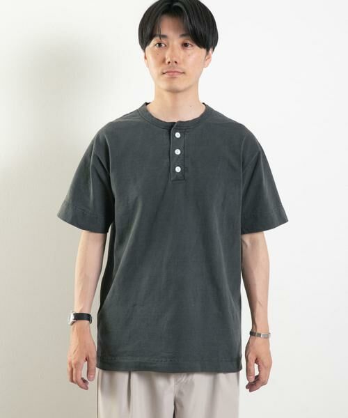 URBAN RESEARCH ITEMS / アーバンリサーチ アイテムズ Tシャツ | Healthknit　MADE IN USA Henley-Neck T-shirts | 詳細8