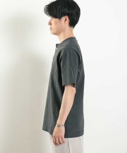URBAN RESEARCH ITEMS / アーバンリサーチ アイテムズ Tシャツ | Healthknit　MADE IN USA Henley-Neck T-shirts | 詳細9
