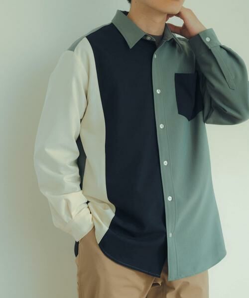 URBAN RESEARCH ITEMS / アーバンリサーチ アイテムズ シャツ・ブラウス | Vertical Switch 長袖シャツ | 詳細1