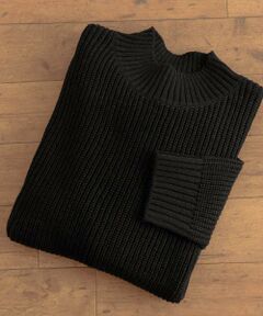 URBAN RESEARCH ITEMS / アーバンリサーチ アイテムズ ニット・セーター | マシンウォッシャブル 片畦モックネックニット