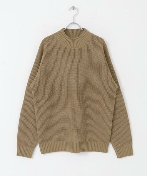 URBAN RESEARCH ITEMS / アーバンリサーチ アイテムズ ニット・セーター | マシンウォッシャブル 片畦モックネックニット | 詳細14