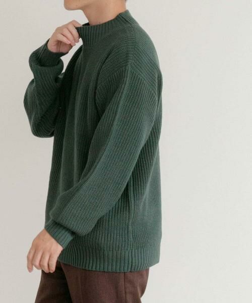URBAN RESEARCH ITEMS / アーバンリサーチ アイテムズ ニット・セーター | マシンウォッシャブル 片畦モックネックニット | 詳細16