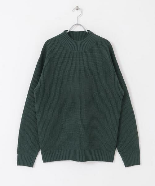 URBAN RESEARCH ITEMS / アーバンリサーチ アイテムズ ニット・セーター | マシンウォッシャブル 片畦モックネックニット | 詳細22