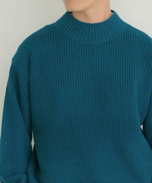 URBAN RESEARCH ITEMS / アーバンリサーチ アイテムズ ニット・セーター | マシンウォッシャブル 片畦モックネックニット | 詳細24