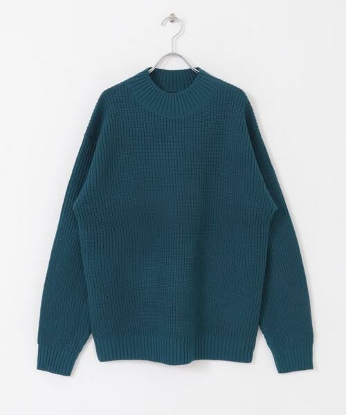URBAN RESEARCH ITEMS / アーバンリサーチ アイテムズ ニット・セーター | マシンウォッシャブル 片畦モックネックニット | 詳細27