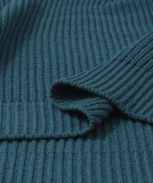 URBAN RESEARCH ITEMS / アーバンリサーチ アイテムズ ニット・セーター | マシンウォッシャブル 片畦モックネックニット | 詳細29