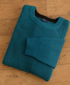 URBAN RESEARCH ITEMS / アーバンリサーチ アイテムズ ニット・セーター | マシンウォッシャブル 片畦クルーネックニット