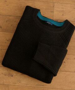 URBAN RESEARCH ITEMS / アーバンリサーチ アイテムズ ニット・セーター | マシンウォッシャブル 片畦クルーネックニット