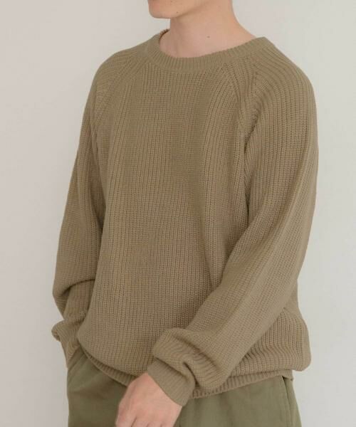 URBAN RESEARCH ITEMS / アーバンリサーチ アイテムズ ニット・セーター | マシンウォッシャブル 片畦クルーネックニット | 詳細2