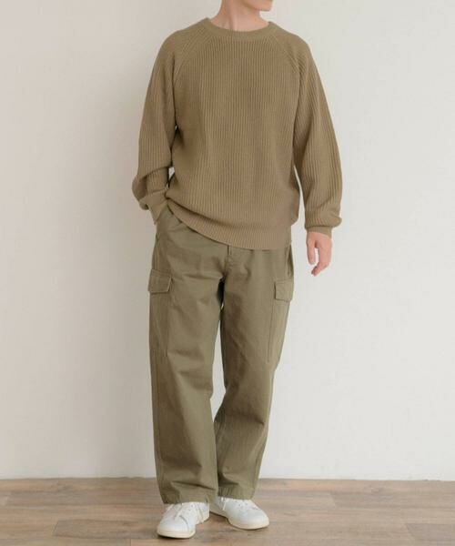 URBAN RESEARCH ITEMS / アーバンリサーチ アイテムズ ニット・セーター | マシンウォッシャブル 片畦クルーネックニット | 詳細5