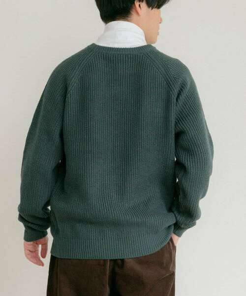 URBAN RESEARCH ITEMS / アーバンリサーチ アイテムズ ニット・セーター | マシンウォッシャブル 片畦クルーネックニット | 詳細10