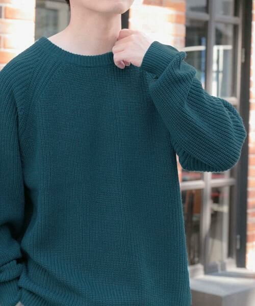 URBAN RESEARCH ITEMS / アーバンリサーチ アイテムズ ニット・セーター | マシンウォッシャブル 片畦クルーネックニット | 詳細15