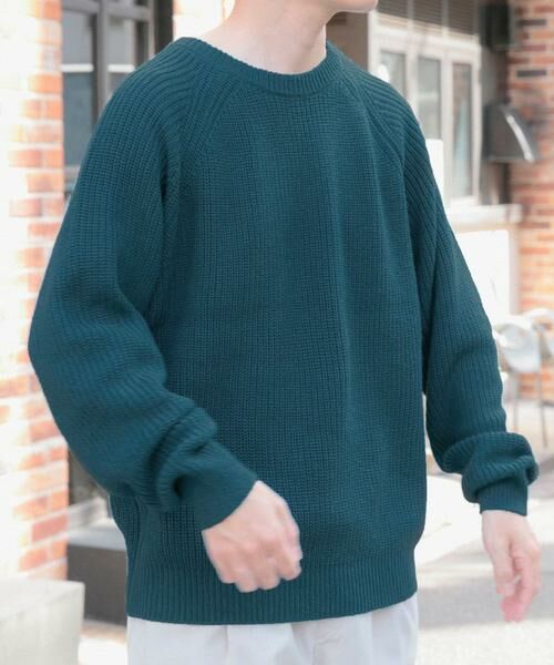 URBAN RESEARCH ITEMS / アーバンリサーチ アイテムズ ニット・セーター | マシンウォッシャブル 片畦クルーネックニット | 詳細16