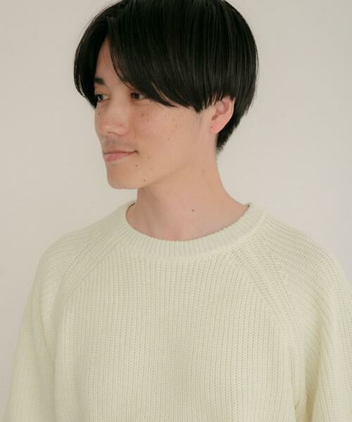 URBAN RESEARCH ITEMS / アーバンリサーチ アイテムズ ニット・セーター | マシンウォッシャブル 片畦クルーネックニット | 詳細23