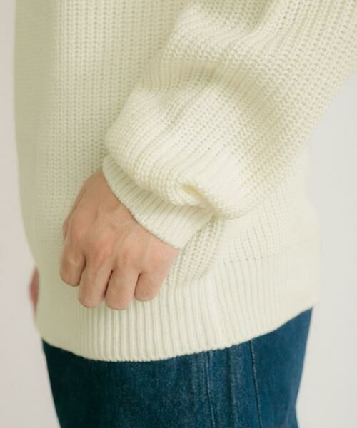 URBAN RESEARCH ITEMS / アーバンリサーチ アイテムズ ニット・セーター | マシンウォッシャブル 片畦クルーネックニット | 詳細25