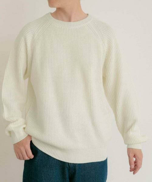 URBAN RESEARCH ITEMS / アーバンリサーチ アイテムズ ニット・セーター | マシンウォッシャブル 片畦クルーネックニット | 詳細26