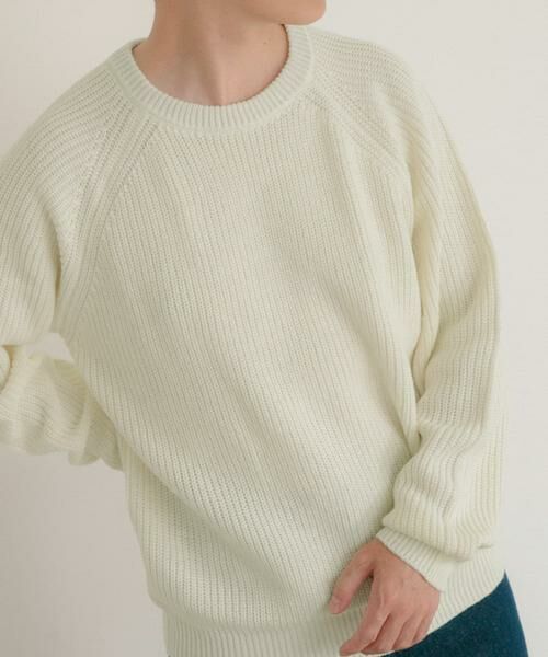 URBAN RESEARCH ITEMS / アーバンリサーチ アイテムズ ニット・セーター | マシンウォッシャブル 片畦クルーネックニット | 詳細27