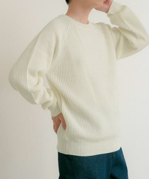 URBAN RESEARCH ITEMS / アーバンリサーチ アイテムズ ニット・セーター | マシンウォッシャブル 片畦クルーネックニット | 詳細28