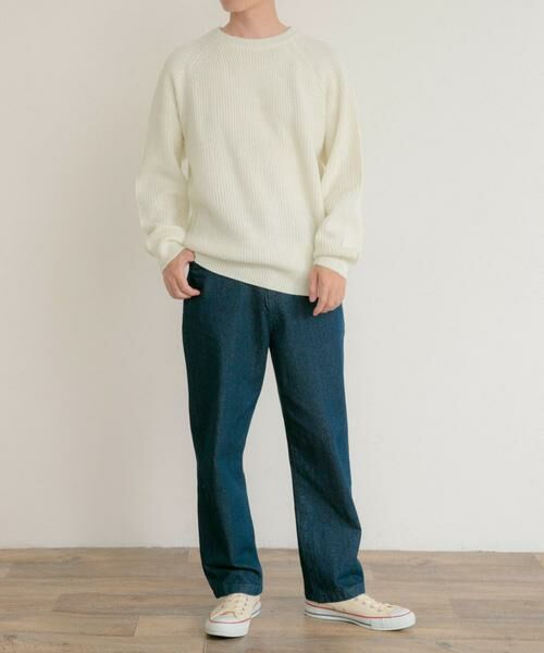 URBAN RESEARCH ITEMS / アーバンリサーチ アイテムズ ニット・セーター | マシンウォッシャブル 片畦クルーネックニット | 詳細30
