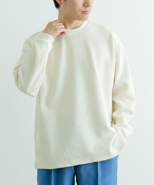 URBAN RESEARCH ITEMS / アーバンリサーチ アイテムズ Tシャツ | JQ ランダムボーダー プルオーバー | 詳細2