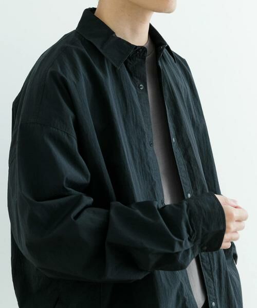 URBAN RESEARCH ITEMS / アーバンリサーチ アイテムズ シャツ・ブラウス | タスランナイロン サイドポケット長袖シャツ | 詳細4