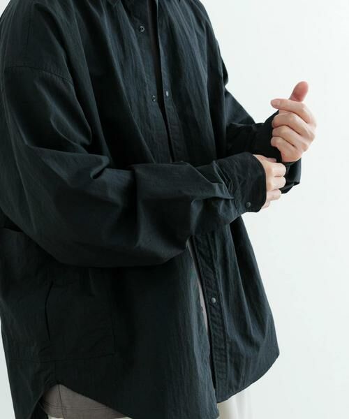 URBAN RESEARCH ITEMS / アーバンリサーチ アイテムズ シャツ・ブラウス | タスランナイロン サイドポケット長袖シャツ | 詳細5