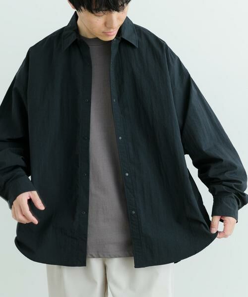 URBAN RESEARCH ITEMS / アーバンリサーチ アイテムズ シャツ・ブラウス | タスランナイロン サイドポケット長袖シャツ | 詳細6