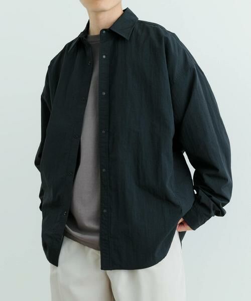 URBAN RESEARCH ITEMS / アーバンリサーチ アイテムズ シャツ・ブラウス | タスランナイロン サイドポケット長袖シャツ | 詳細7
