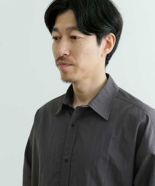 URBAN RESEARCH ITEMS / アーバンリサーチ アイテムズ シャツ・ブラウス | タスランナイロン サイドポケット長袖シャツ | 詳細20