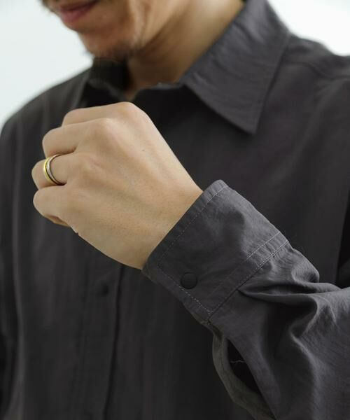 URBAN RESEARCH ITEMS / アーバンリサーチ アイテムズ シャツ・ブラウス | タスランナイロン サイドポケット長袖シャツ | 詳細22