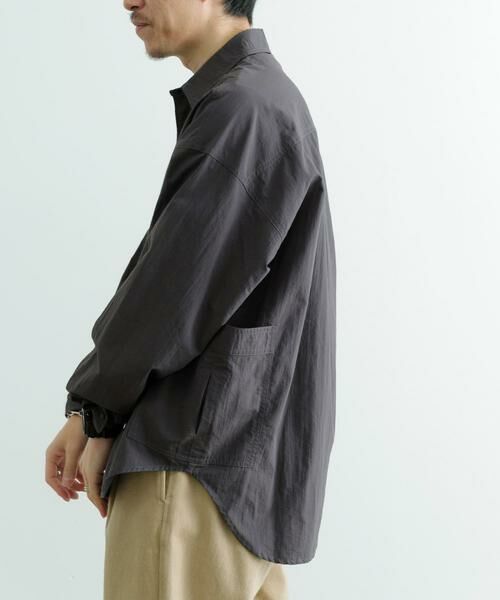 URBAN RESEARCH ITEMS / アーバンリサーチ アイテムズ シャツ・ブラウス | タスランナイロン サイドポケット長袖シャツ | 詳細11