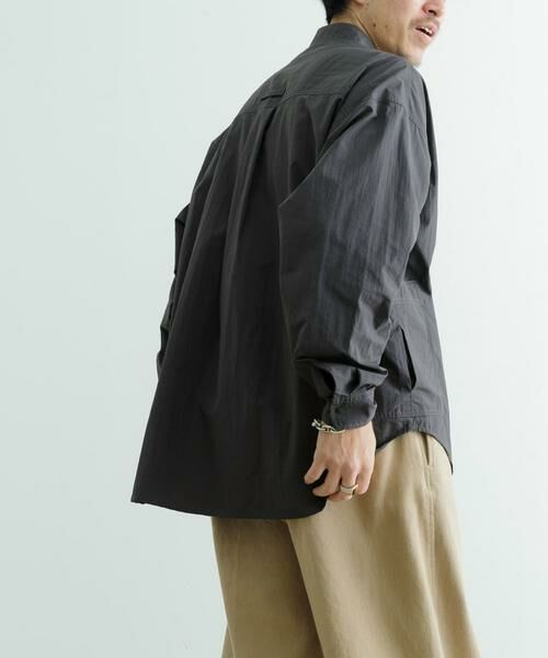URBAN RESEARCH ITEMS / アーバンリサーチ アイテムズ シャツ・ブラウス | タスランナイロン サイドポケット長袖シャツ | 詳細12
