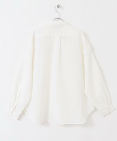 URBAN RESEARCH ITEMS / アーバンリサーチ アイテムズ シャツ・ブラウス | リネンライクシアーロングスリーブシャツ | 詳細4