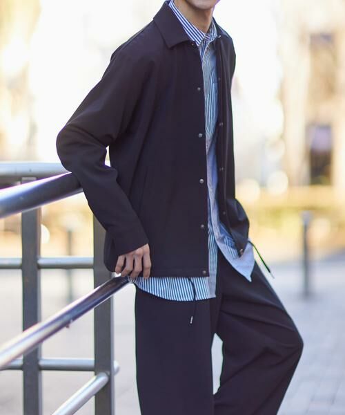 URBAN RESEARCH ITEMS / アーバンリサーチ アイテムズ ブルゾン | 『セットアップ対応』ウォッシャブル×クールタッチ TRコーチジャケット | 詳細3