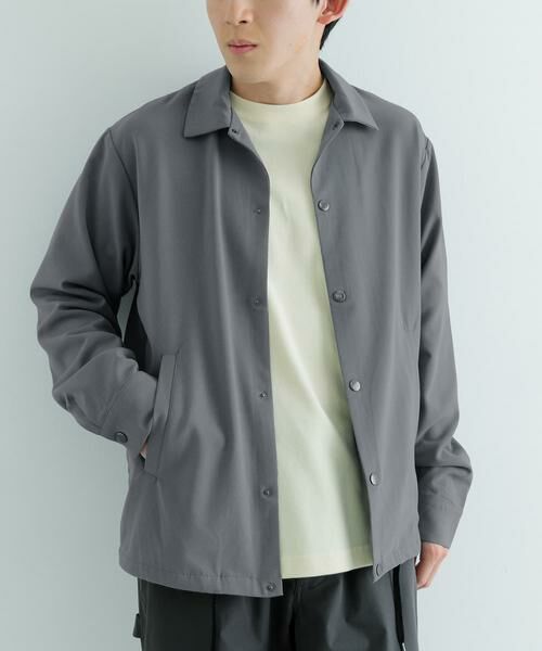 URBAN RESEARCH ITEMS / アーバンリサーチ アイテムズ ブルゾン | 『セットアップ対応』ウォッシャブル×クールタッチ TRコーチジャケット | 詳細10