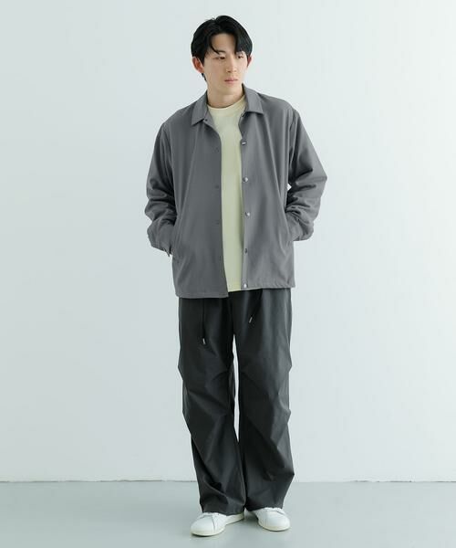 URBAN RESEARCH ITEMS / アーバンリサーチ アイテムズ ブルゾン | 『セットアップ対応』ウォッシャブル×クールタッチ TRコーチジャケット | 詳細13