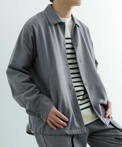 URBAN RESEARCH ITEMS / アーバンリサーチ アイテムズ ブルゾン | 『セットアップ対応』ウォッシャブル×クールタッチ TRコーチジャケット | 詳細14