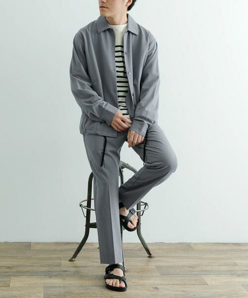 URBAN RESEARCH ITEMS / アーバンリサーチ アイテムズ ブルゾン | 『セットアップ対応』ウォッシャブル×クールタッチ TRコーチジャケット | 詳細16