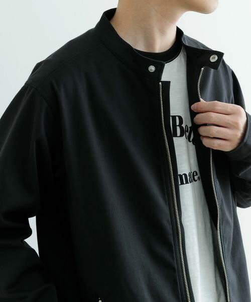 URBAN RESEARCH ITEMS / アーバンリサーチ アイテムズ その他アウター | TCストレッチ シングルライダースジャケット | 詳細1