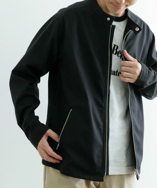 URBAN RESEARCH ITEMS / アーバンリサーチ アイテムズ その他アウター | TCストレッチ シングルライダースジャケット | 詳細2