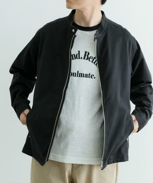 URBAN RESEARCH ITEMS / アーバンリサーチ アイテムズ その他アウター | TCストレッチ シングルライダースジャケット | 詳細3