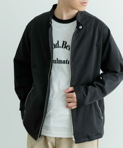 URBAN RESEARCH ITEMS / アーバンリサーチ アイテムズ その他アウター | TCストレッチ シングルライダースジャケット | 詳細4