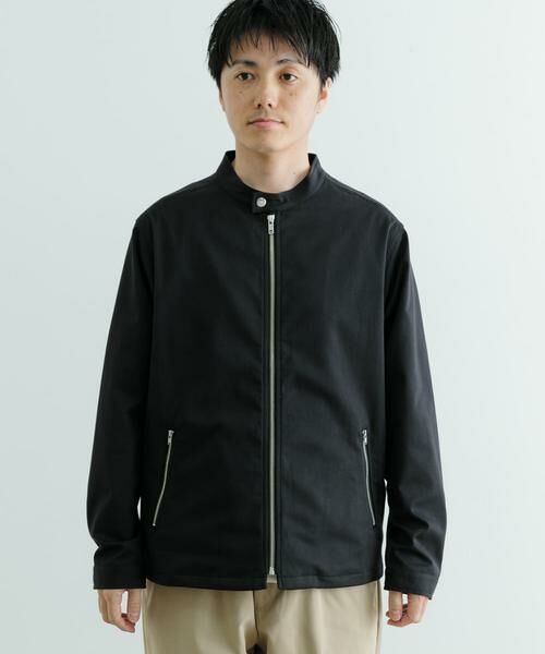 URBAN RESEARCH ITEMS / アーバンリサーチ アイテムズ その他アウター | TCストレッチ シングルライダースジャケット | 詳細6
