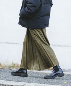URBAN RESEARCH ITEMS / アーバンリサーチ アイテムズ スカート | フェイクスエードプリーツスカート