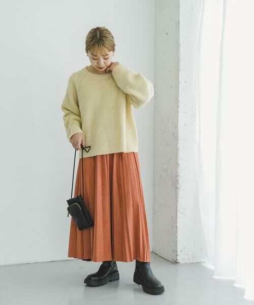 URBAN RESEARCH ITEMS / アーバンリサーチ アイテムズ スカート | フェイクスエードプリーツスカート | 詳細4