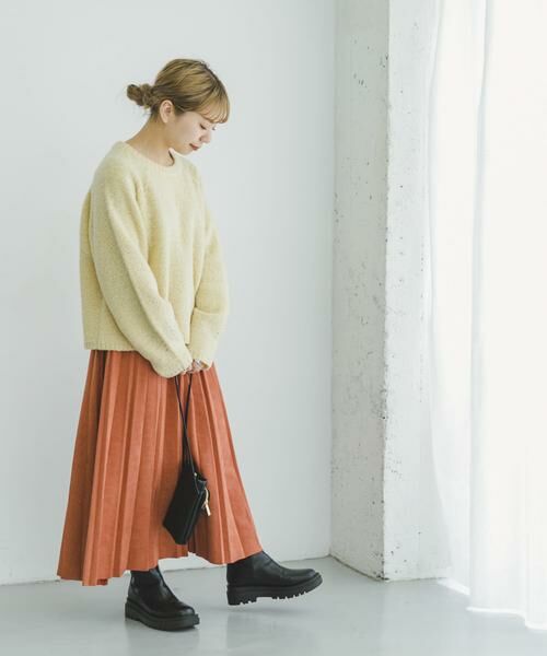 URBAN RESEARCH ITEMS / アーバンリサーチ アイテムズ スカート | フェイクスエードプリーツスカート | 詳細6