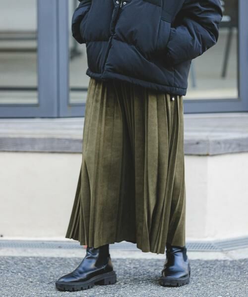 URBAN RESEARCH ITEMS / アーバンリサーチ アイテムズ スカート | フェイクスエードプリーツスカート | 詳細12