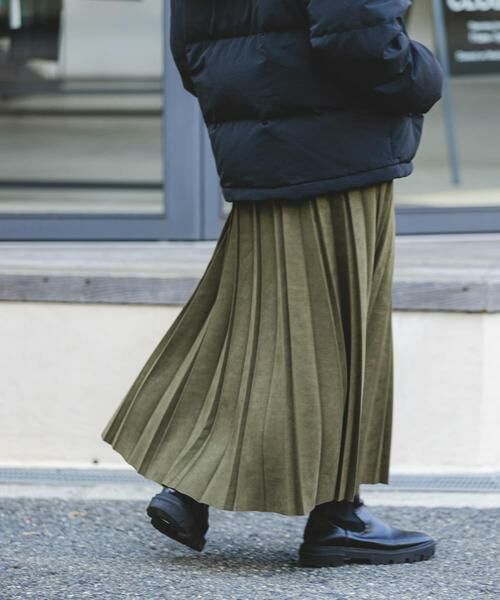 URBAN RESEARCH ITEMS / アーバンリサーチ アイテムズ スカート | フェイクスエードプリーツスカート | 詳細13
